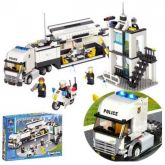 caminhão de Polícia com Varios Itens Lego