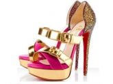 Christian Louboutin - Pink and Gold