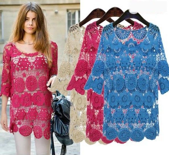 PROMOÇÃO Blusa Crochet